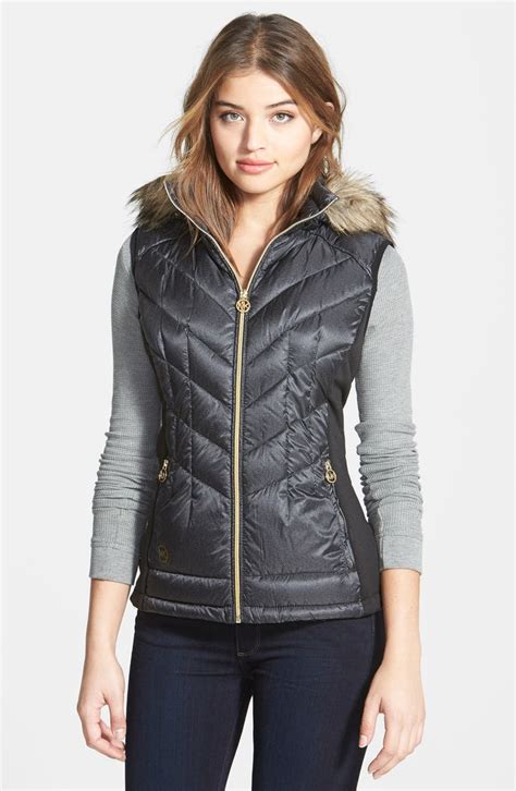 michael kors women's vest|Michael Kors down vest women.